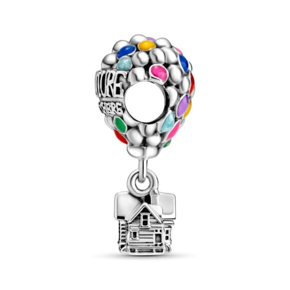 Pandora  Disney Pixar Up House & Balloons Charm - Picture 1 of 4
